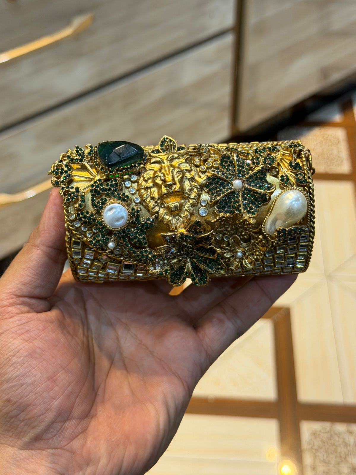 Turkish_Kundan Designer Clutch_New Design 22