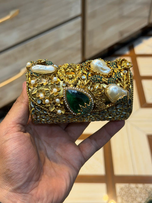 Turkish_Kundan Designer Clutch_New Design 23