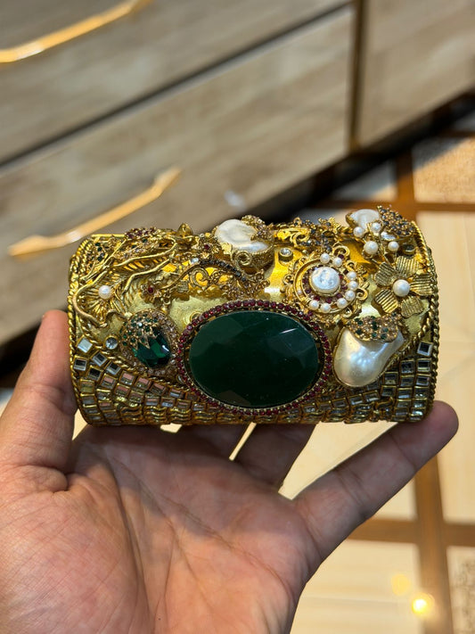 Turkish_Kundan Designer Clutch_New Design 28