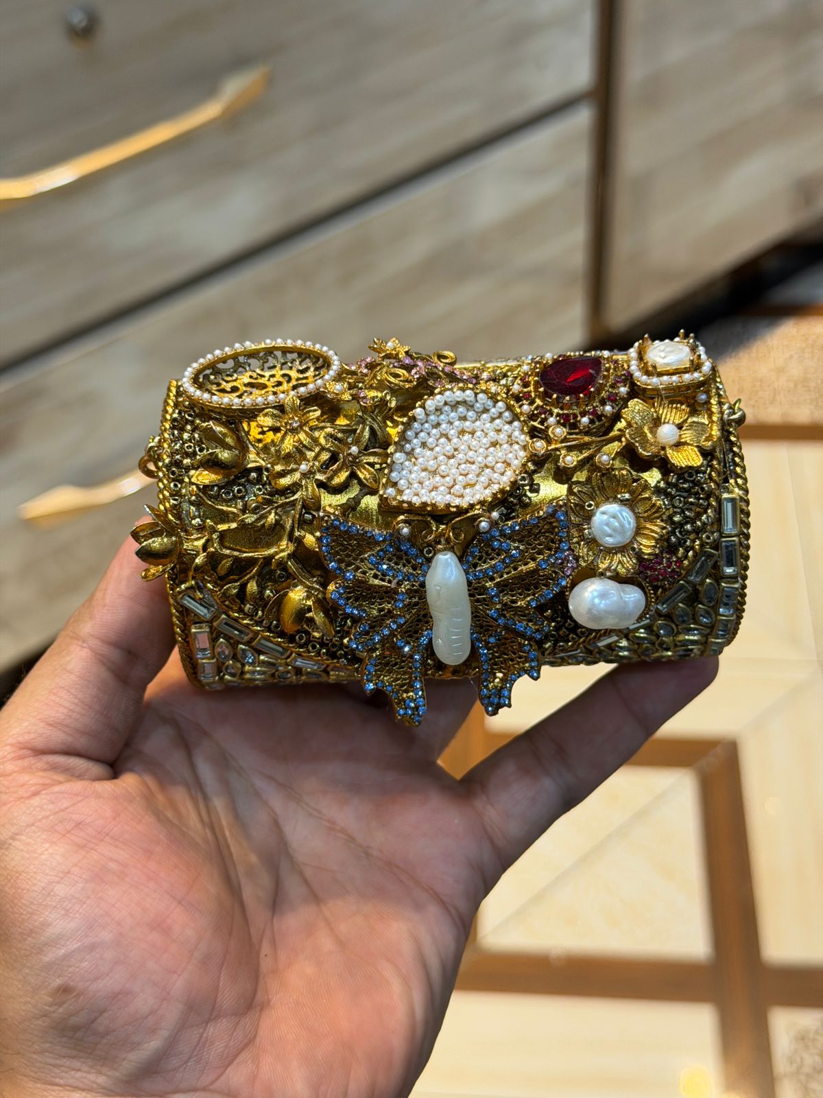 Turkish_Kundan Designer Clutch_New Design 33