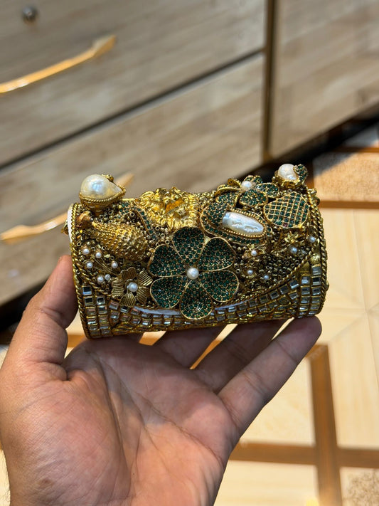 Turkish_Kundan Designer Clutch_New Design 38