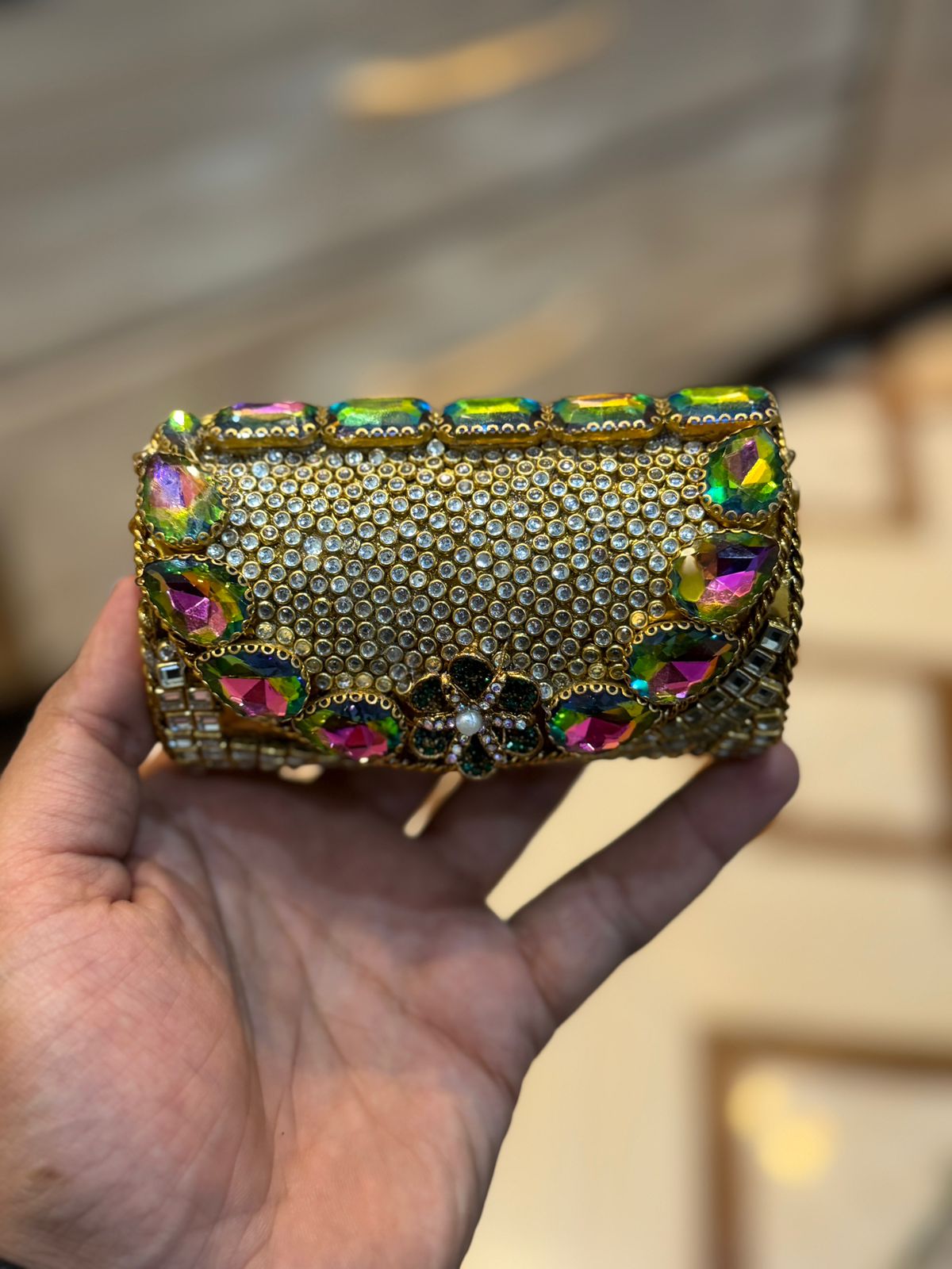 Turkish_Kundan Designer Small Dholki_New Design 46