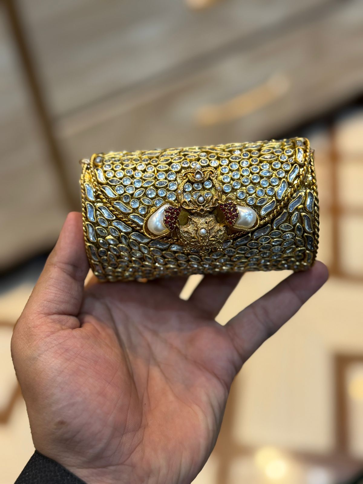 Turkish_Kundan Designer Small Dholki_New Design 57