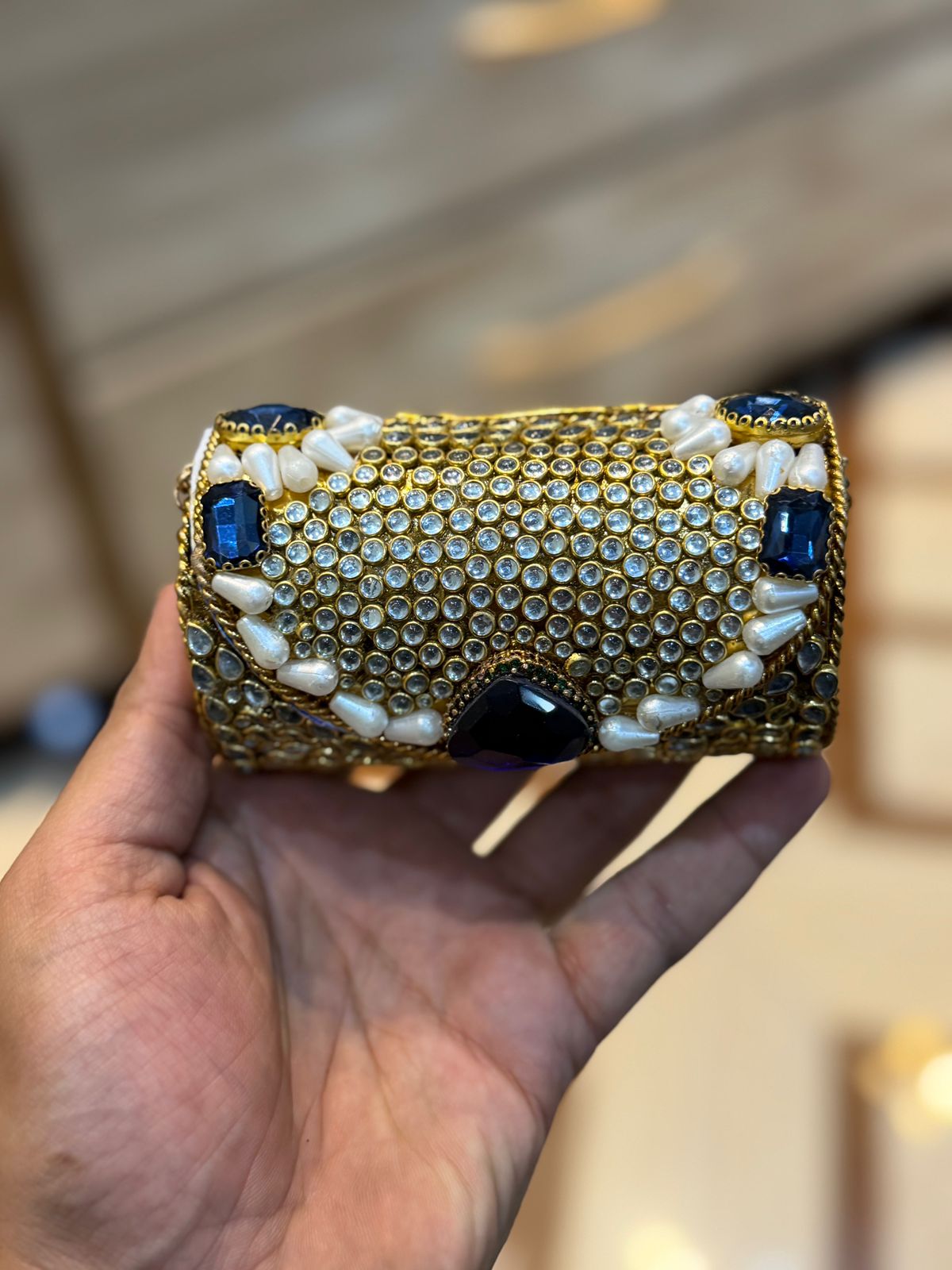 Turkish_Kundan Designer Small Dholki_New Design 63