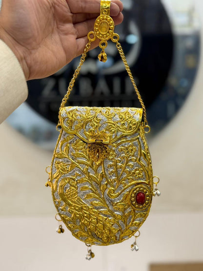 HandMade Luxury Golden Metal Clutch_ New Design 2