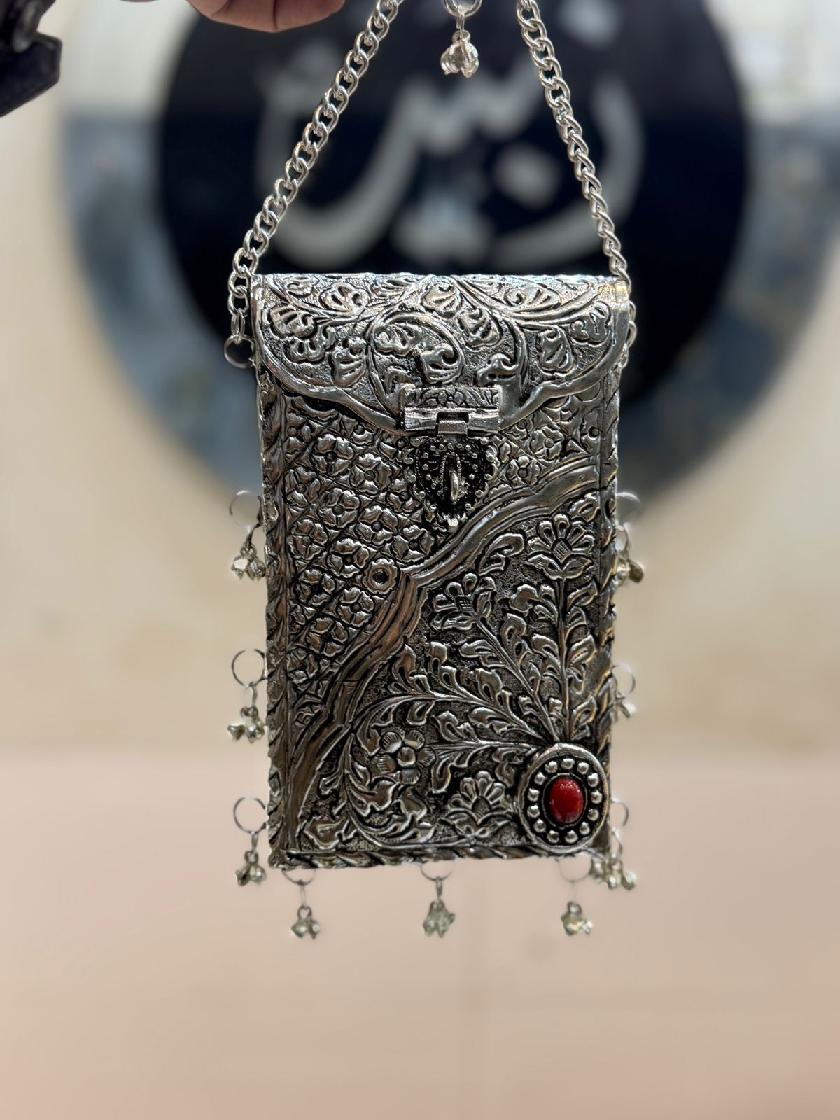 HandMade Luxury Silver Metal Clutch_ New Design 2
