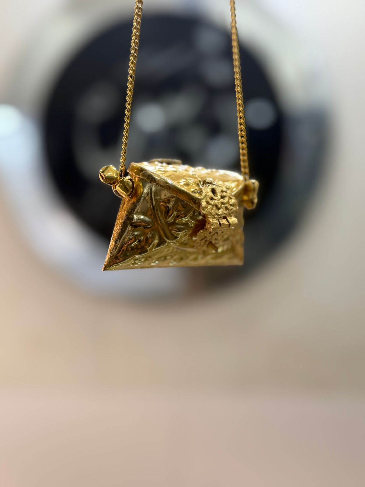 Stylish Golden Mini Clutch