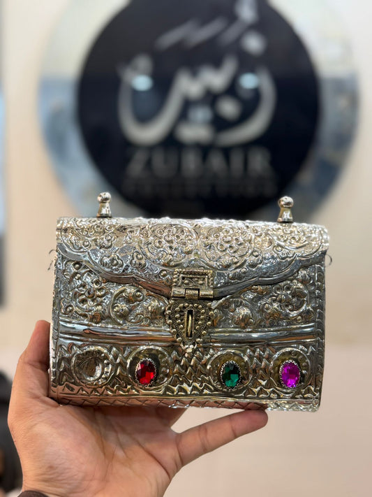 Handmade Indian Metal Clutch_Design 4