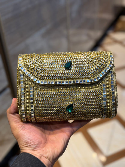 Turkish_Kundan Designer Clutch_New Design 1