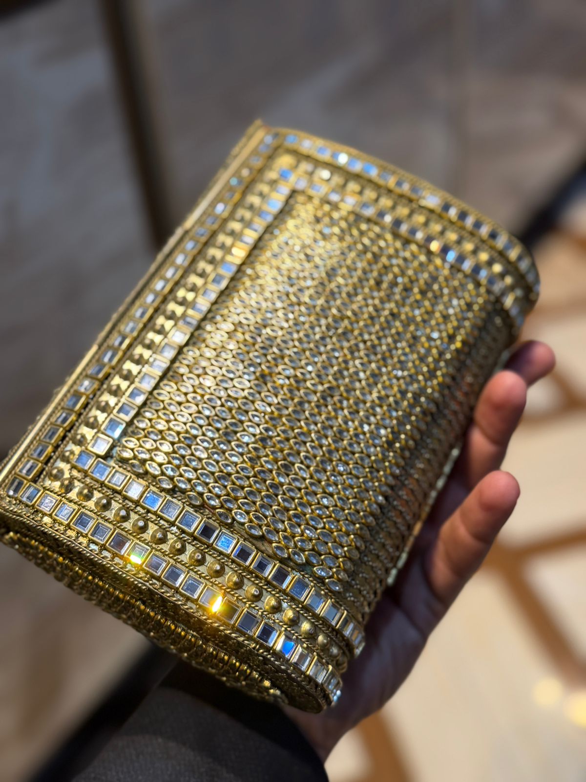 Turkish_Kundan Designer Clutch_New Design 1