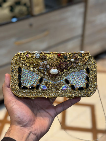 Turkish_Kundan Designer Clutch_New Design 4
