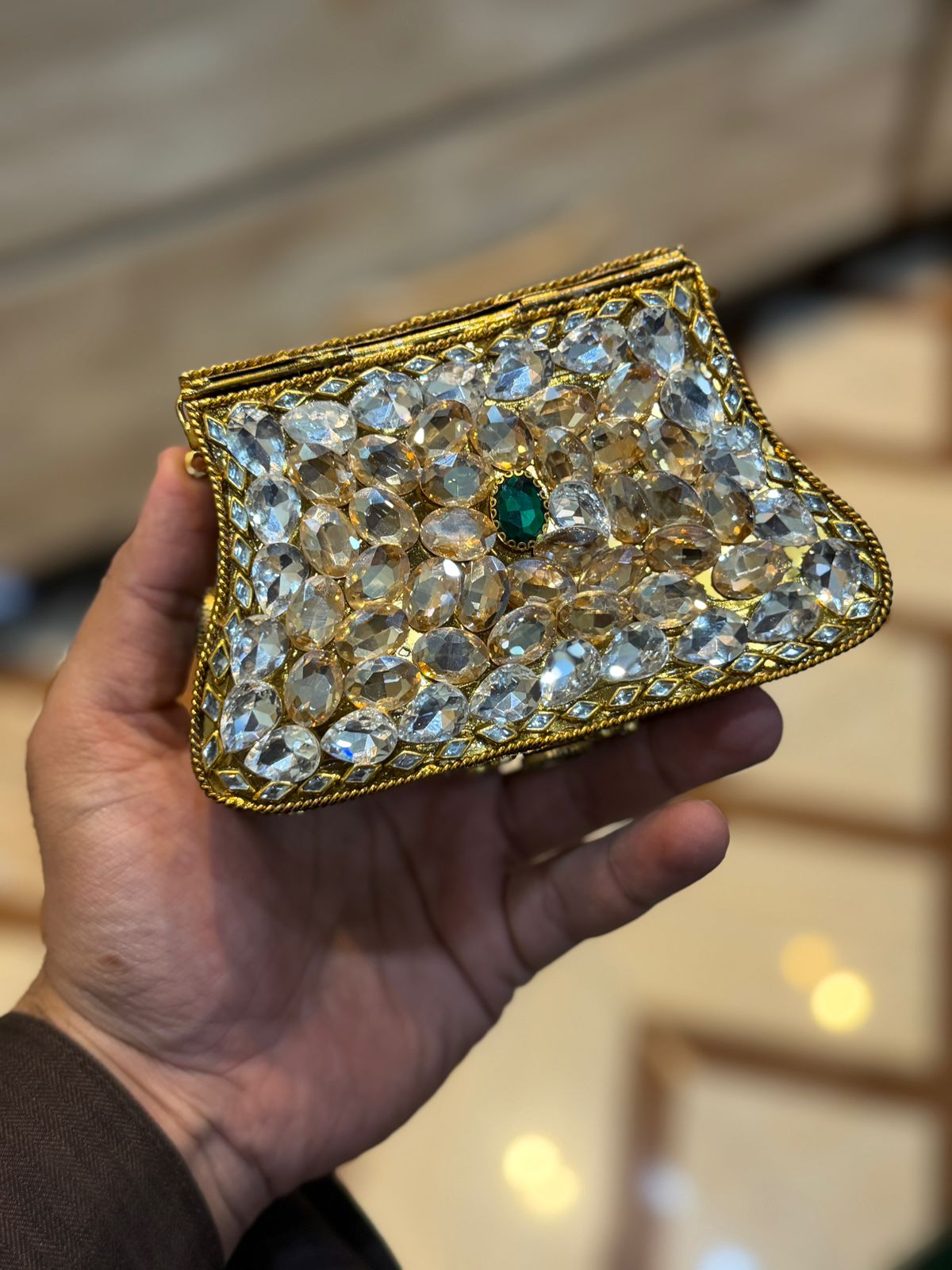 Turkish_Kundan Designer Clutch_New Design 8