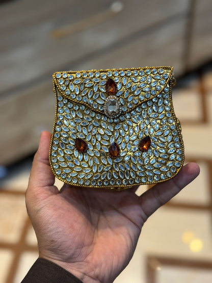 Turkish_Kundan Designer Clutch_New Design 13