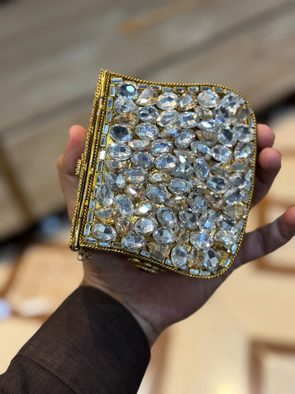 Turkish_Kundan Designer Clutch_New Design 16