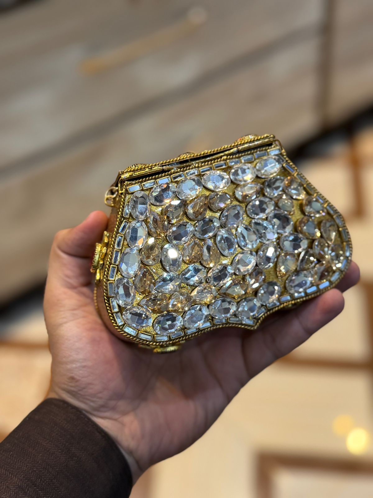 Turkish_Kundan Designer Clutch_New Design 22