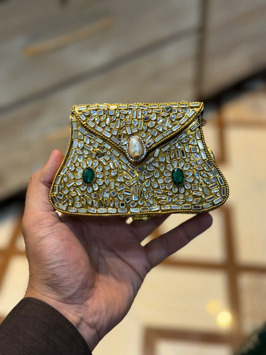 Turkish_Kundan Designer Clutch_New Design 23
