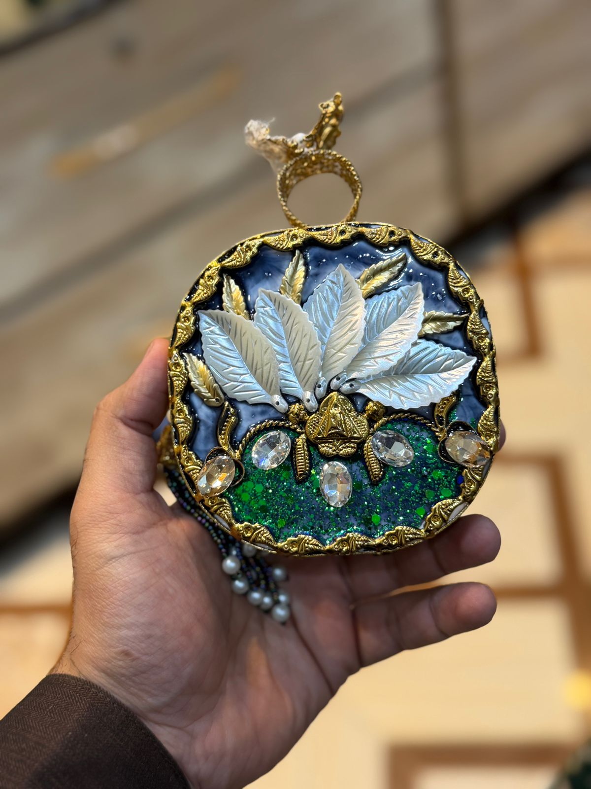 Turkish_Kundan Designer Clutch_New Design 25