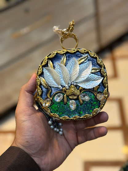 Turkish_Kundan Designer Clutch_New Design 25