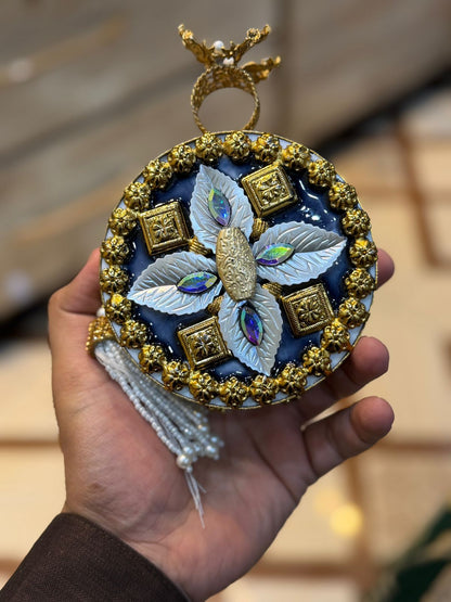 Turkish_Kundan Designer Clutch_New Design 29