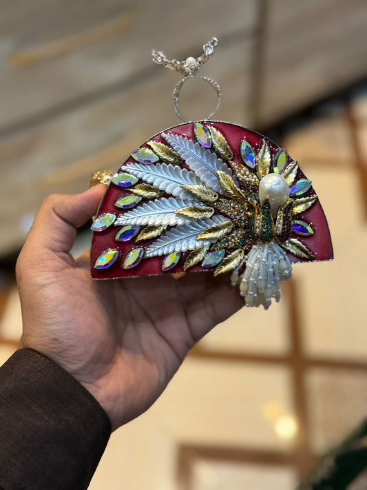 Turkish_Kundan Designer Clutch_New Design 30
