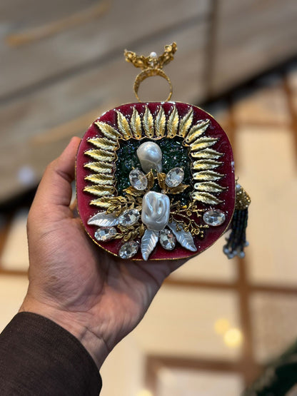 Turkish_Kundan Designer Clutch_New Design 31