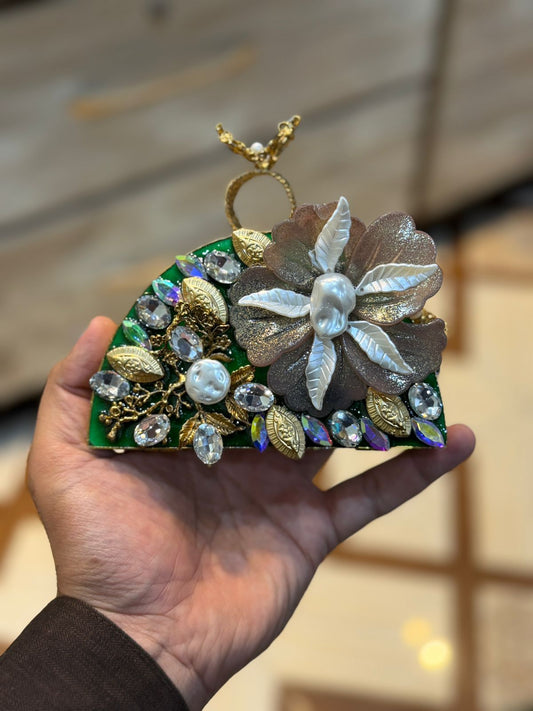 Turkish_Kundan Designer Clutch_New Design 33