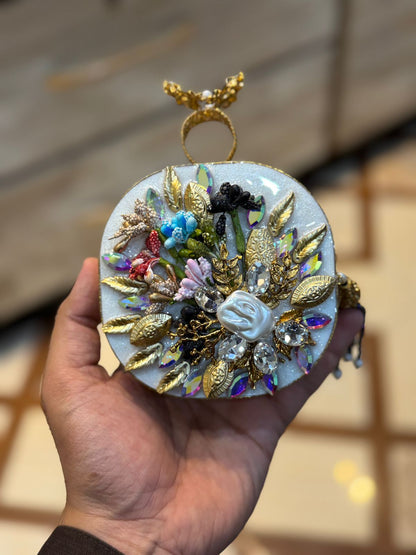 Turkish_Kundan Designer Clutch_New Design 34