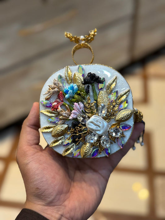 Turkish_Kundan Designer Clutch_New Design 34