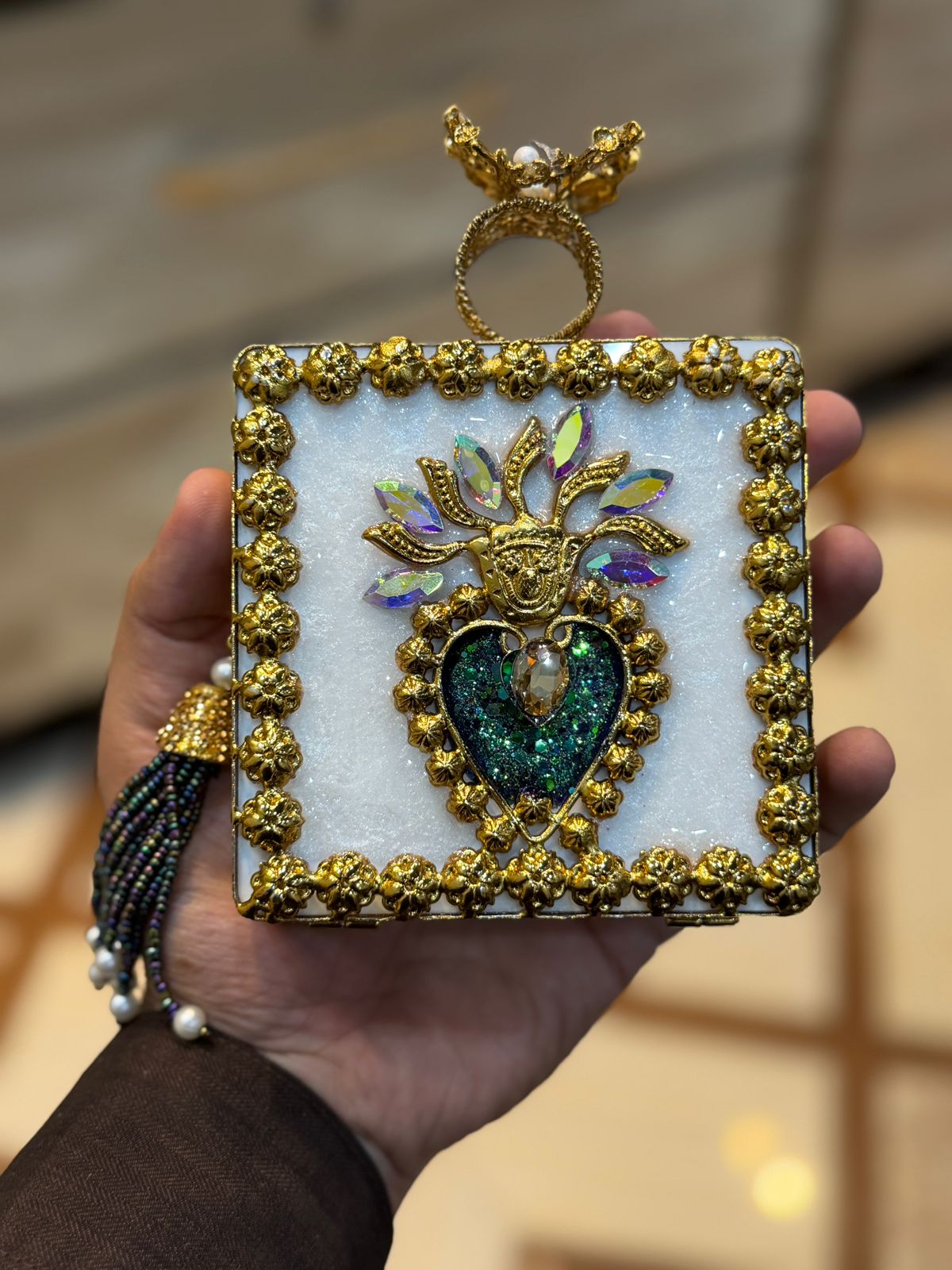 Turkish_Kundan Designer Clutch_New Design 37