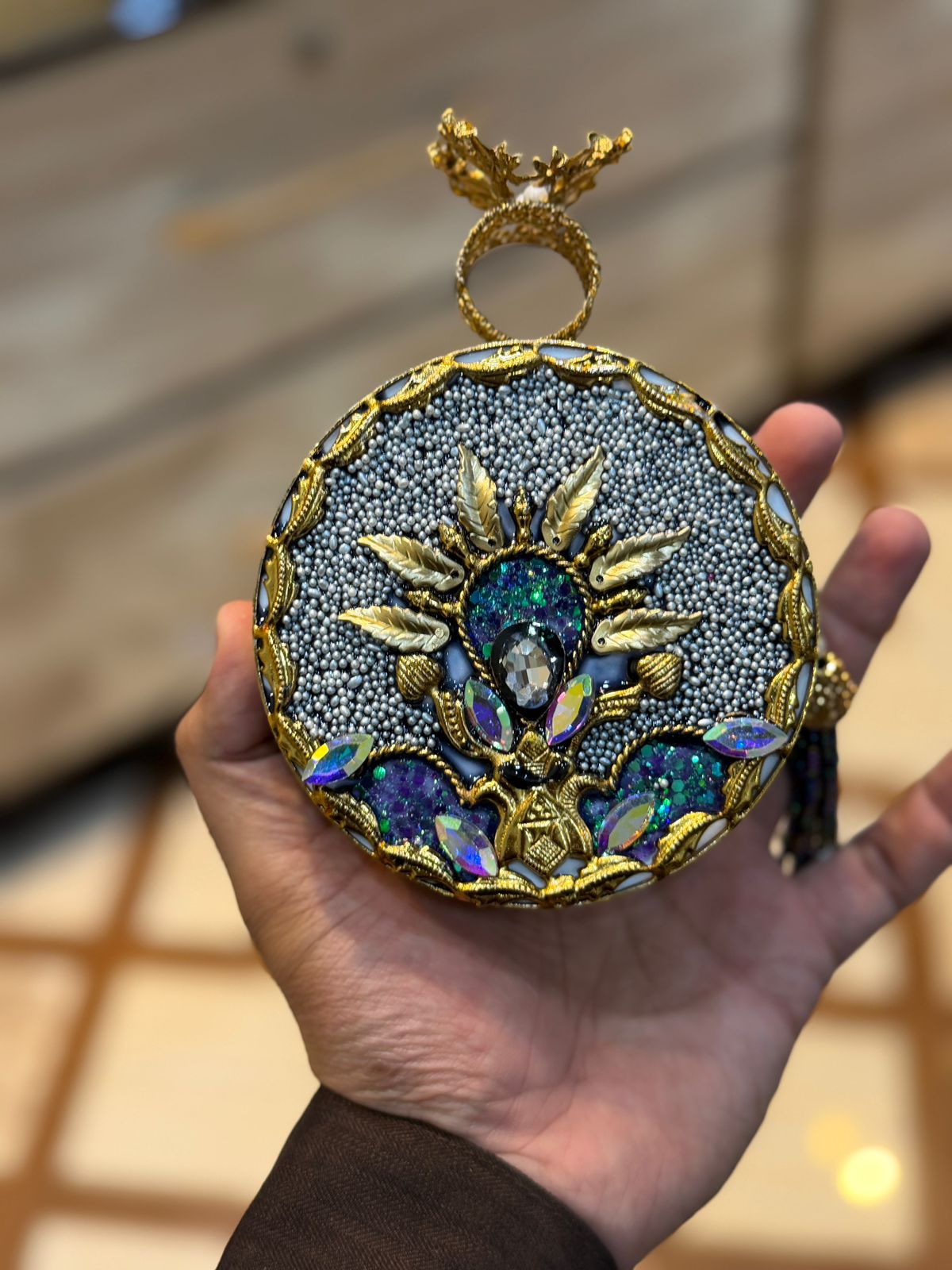 Turkish_Kundan Designer Clutch_New Design 40