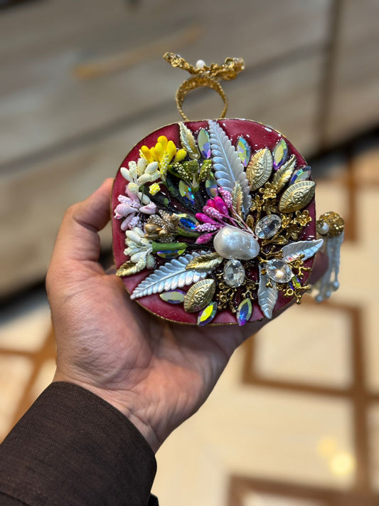 Turkish_Kundan Designer Clutch_New Design 43