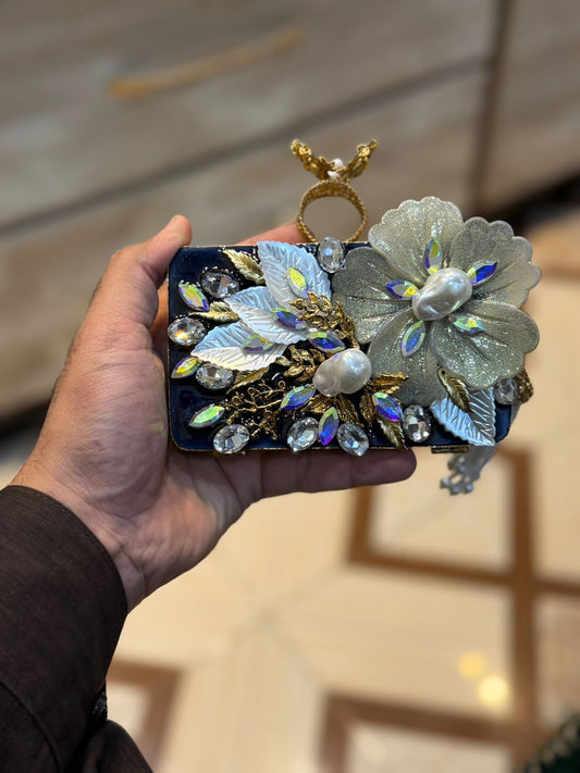 Turkish_Kundan Designer Clutch_New Design 45