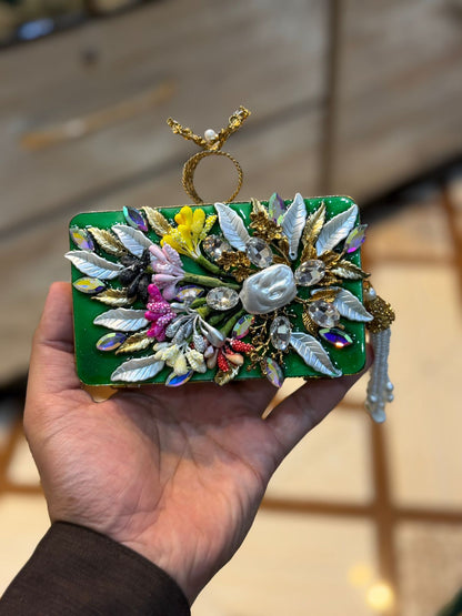 Turkish_Kundan Designer Clutch_New Design 48