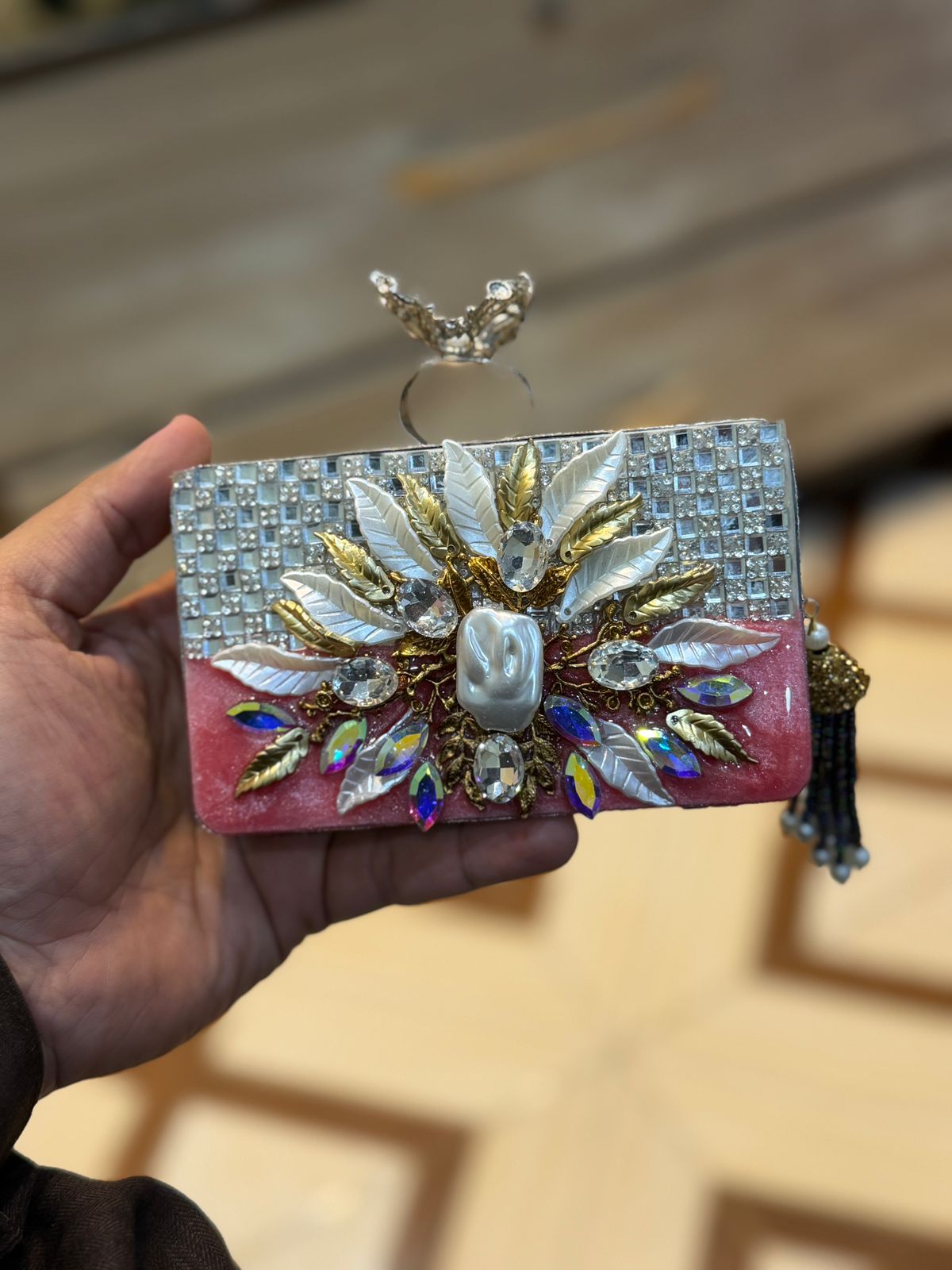 Turkish_Kundan Designer Clutch_New Design 51