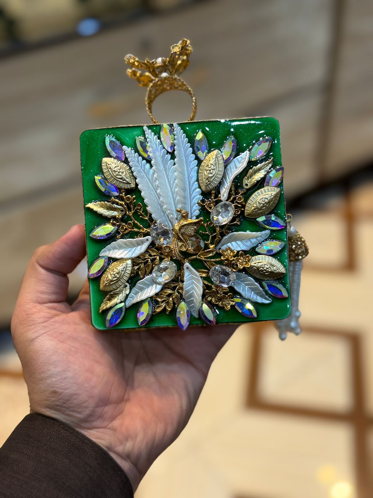 Turkish_Kundan Designer Clutch_New Design 52