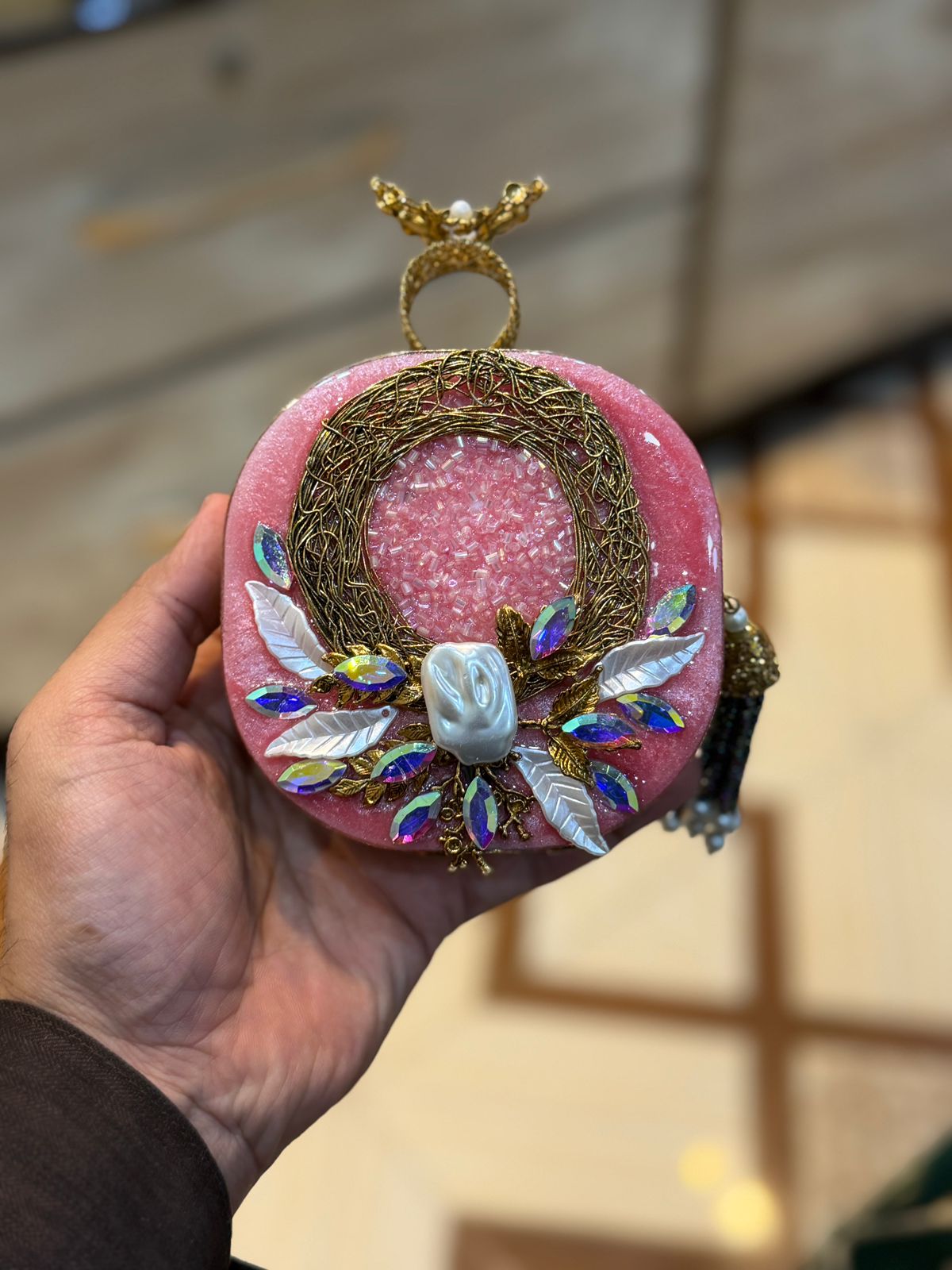 Turkish_Kundan Designer Clutch_New Design 54