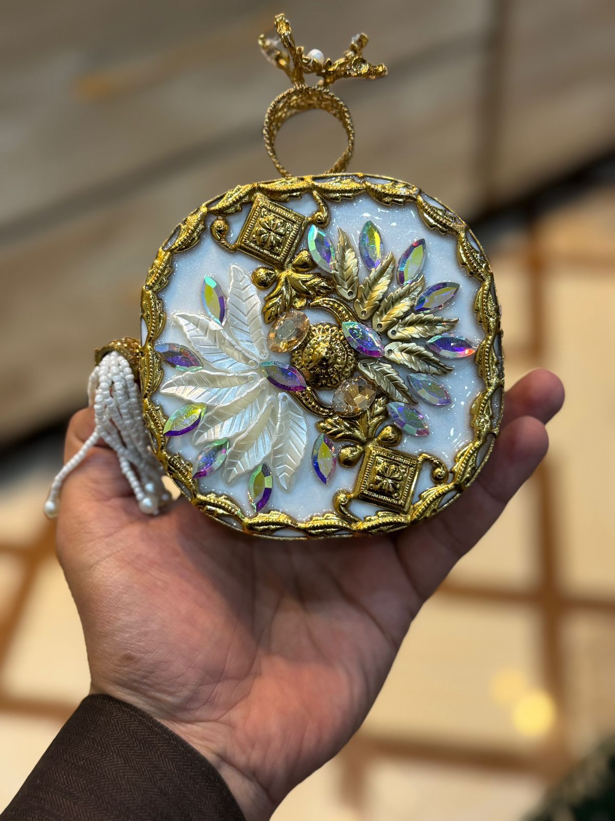 Turkish_Kundan Designer Clutch_New Design 56