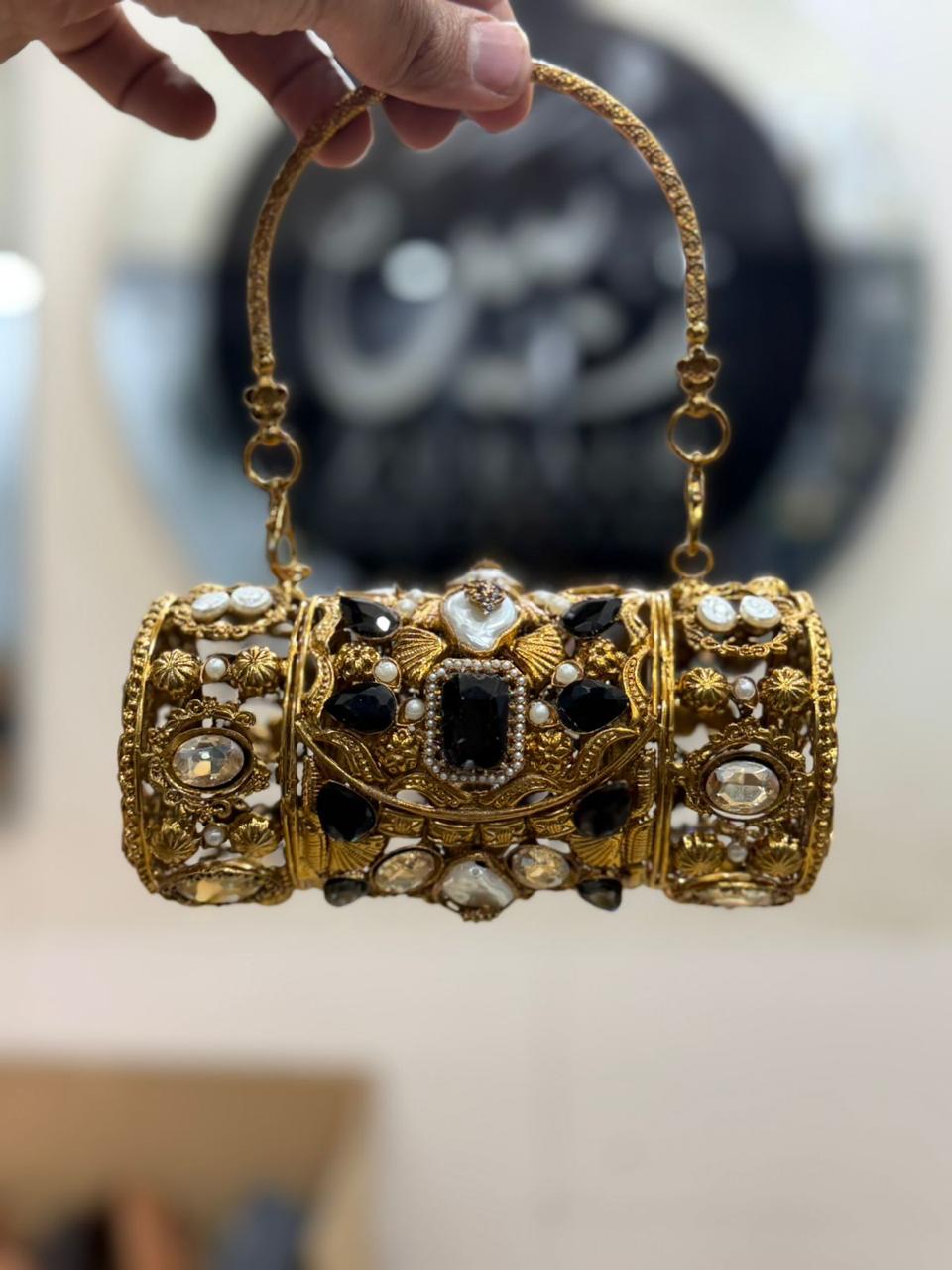 Turkish Kundan Designer dholki_New Design 1