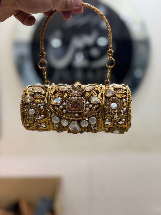 Turkish Kundan Designer dholki_New Design 3