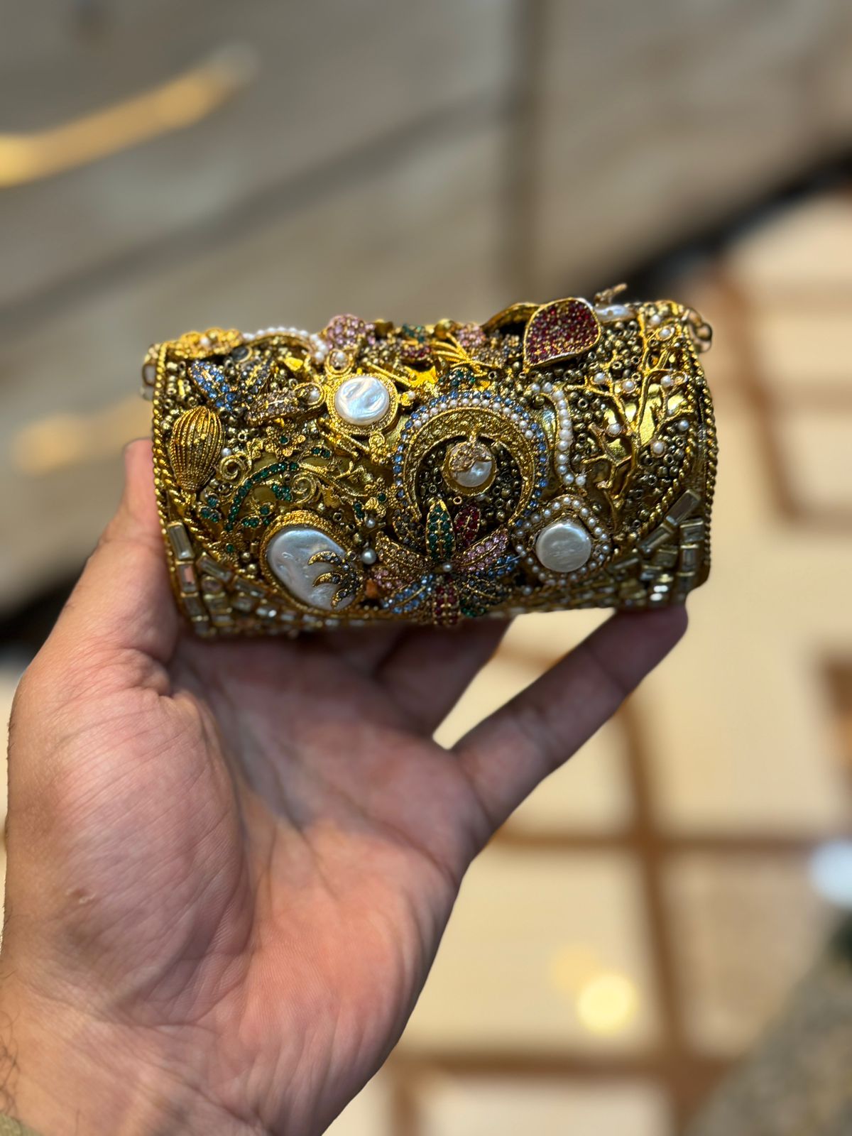 Turkish_Kundan Designer Clutch_New Design 2