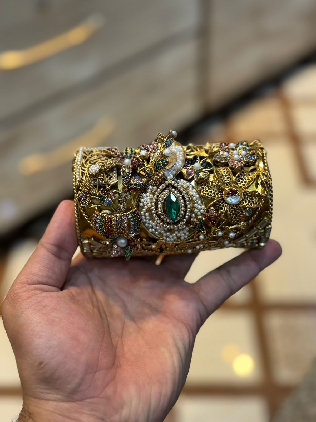 Turkish_Kundan Designer Clutch_New Design 4