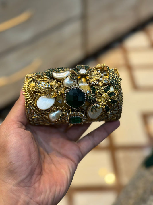 Turkish_Kundan Designer Clutch_New Design 5