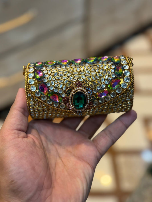 Turkish_Kundan Designer Clutch_New Design 10