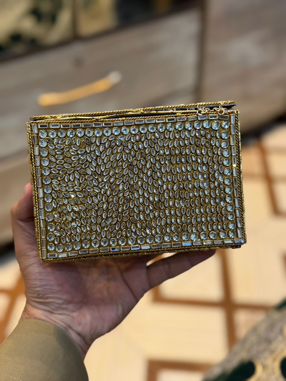 Turkish_Kundan Designer Clutch_New Design 4