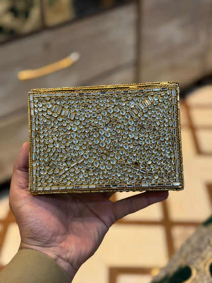 Turkish_Kundan Designer Clutch_New Design 5