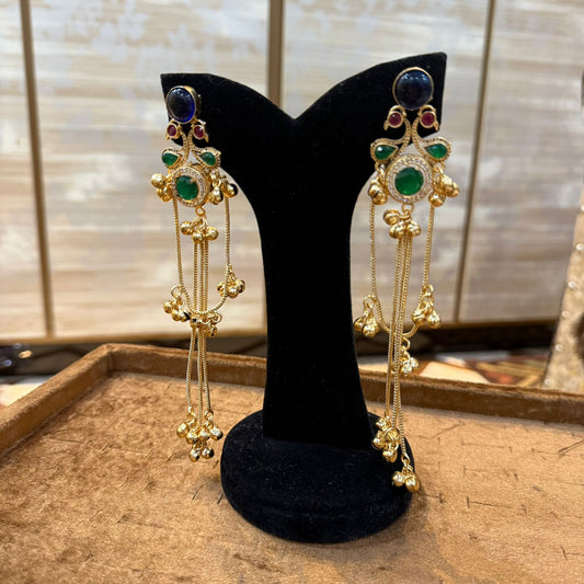 Goldish Luxury Kashmiri EarRings_New Design 21