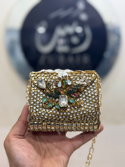 Turkish_Kundan Designer Clutch_New Design 3