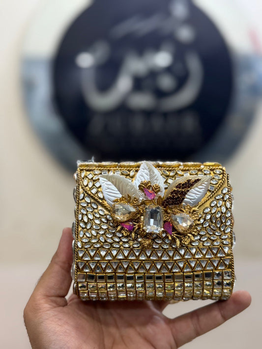 Turkish_Kundan Designer Clutch_New Design 4