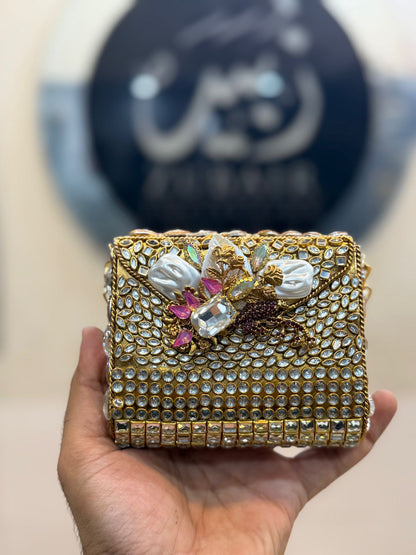 Turkish_Kundan Designer Clutch_New Design 7