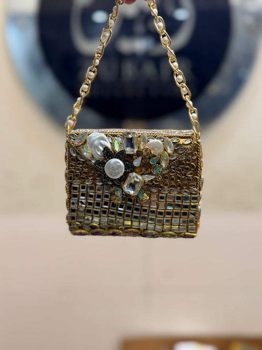 Turkish_Kundan Designer Clutch_New Design 16